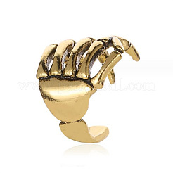 Halloween Skeleton Spine Punk Style Alloy Cuff Earrings&nbsp;WG4BD25-01