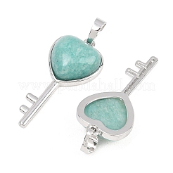 Natural Amazonite Pendants&nbsp;G-A315-04D-P