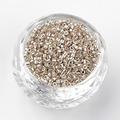 メッキガラス竹ビーズ  淡いチソウ  1~2x1.5~2mm  穴：0.5mm  約100 G /袋&nbsp;SEED-R043-11