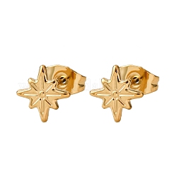 304 Stainless Steel Stud Earrings&nbsp;EJEW-Z134-06G