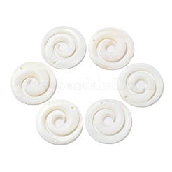 Natural Freshwater Shell Pendants&nbsp;BSHE-P033-09