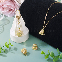2 Pcs Brass Pendants&nbsp;KK-TA0003-11G