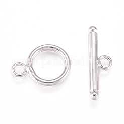 Brass Toggle Clasps&nbsp;KK-L189-23