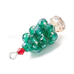 Electroplate Glass Pendants&nbsp;PALLOY-MZ00843-02