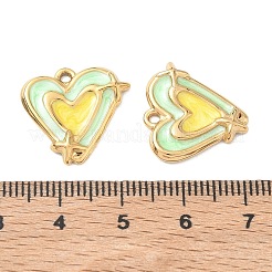 304 Stainless Steel Enamel Pendants&nbsp;STAS-Q119-26G-01