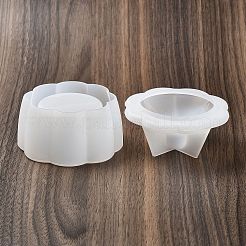 Flower DIY Silicone Candle Cup Molds&nbsp;DIY-P078-06