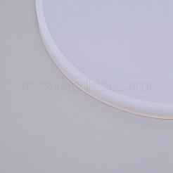 ラウンドカップマットシリコンモールド  レジン型  UVレジンとエポキシレジンのクラフト作り  ホワイト  188x11mm&nbsp;LS-DIY-WH0181-46