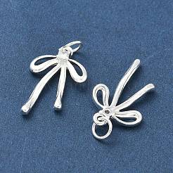 Brass Micro Pave Cubic Zirconia Pendants&nbsp;KK-H532-20S
