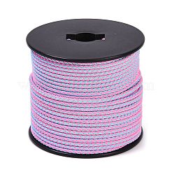 編んだ丸鋼線  DIYブレスレット用  パールピンク  3.2mm&nbsp;OCOR-D300-23