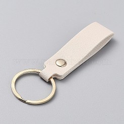 Iron & PU Leather Keychian&nbsp;KEYC-WH20005-01M