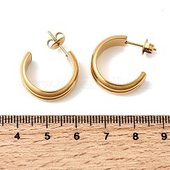 304 Stainless Steel Stud Earrings&nbsp;EJEW-L313-05G