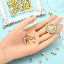 100Pcs 2 Colors Tibetan Style Tube Bails&nbsp;TIBE-YW0001-90