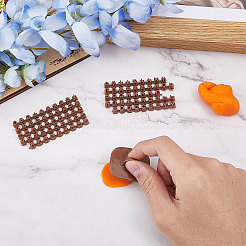 3セット3スタイルの粘土工芸ツールセット  ppプラスチックスタンプセットを含む  プッシャー  ミックスカラー  1セット/スタイル&nbsp;DIY-BC0012-69