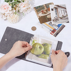 5 Inch PU Leather Cover Garden Seed Storage Organizer 2-Ring Binder Album&nbsp;AJEW-SP0004-72B