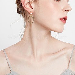 5 Pairs Rack Plating Brass Micro Pave Cubic Zirconia Stud Earring Findings&nbsp;KK-SZ0005-96