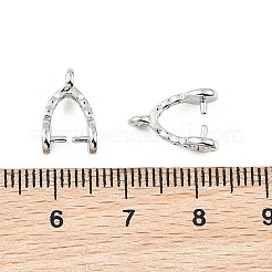 SHEGRACE Brass Ice Pick Pinch Bails&nbsp;XGRQ1R334-358P