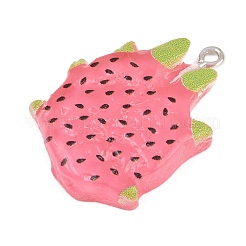 Opaque Resin Imitation Fruit Pendants&nbsp;RE-CBA3138-01C-P