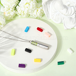 304 Stainless Steel Hollow Cloud Column Perfume Bottle Pendant Necklaces&nbsp;NJEW-SC0001-47B