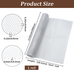3M Aluminum Mesh Sheet&nbsp;AJEW-GF0013-48G