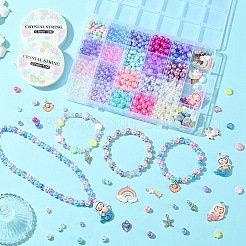 DIY Mermaid Themed Bracelet Jewelry Kits&nbsp;DIY-YW0012-80
