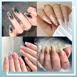12Pcs 6 Styles Nail Art Stickers Decals&nbsp;FIND-SP0004-60