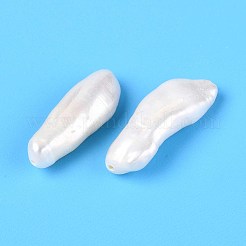 ナチュラルケシパールビーズ  養殖淡水パール  爪楊枝  貝殻色  13.5~28x5~8x4~8mm  穴：0.6~0.7mm&nbsp;LS-PEAR-N020-P03-01