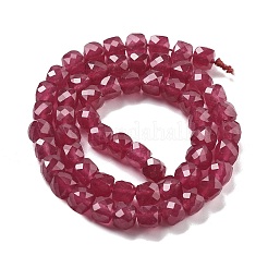 Natural Quartz Imitation Red Corundum Beads Strands&nbsp;G-C179-B09-01