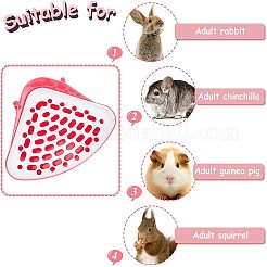 Plastic Small Animal Triangle Toilet Trainer Corner&nbsp;AJEW-GA0001-34A