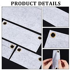 4Pcs 4 Style Wool Felt Purse Organizer Insert&nbsp;DIY-CN0002-11