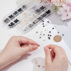 600Pcs 24 Styles Natural & Synthetic Mixed Gemstone Beads Sets&nbsp;G-PH0003-15