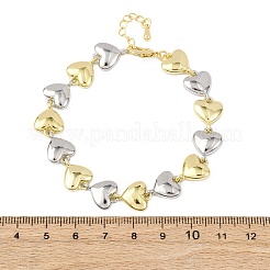 Brass Link Chain Bracelets for Women&nbsp;BJEW-G762-02GP