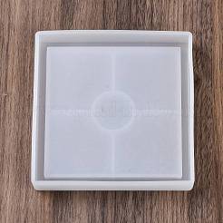 DIYシリコンモールド  レジン型  UVレジン用  エポキシ樹脂工芸品作り  ホワイト  正方形  107x107x18mm&nbsp;LS-SIMO-Z003-01D