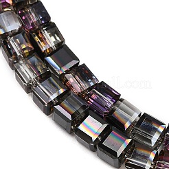 Electroplate Glass Beads Strands&nbsp;EGLA-B011-07A-HP02