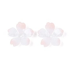 Flower Acrylic Bead Caps&nbsp;X-SACR-T017-51B