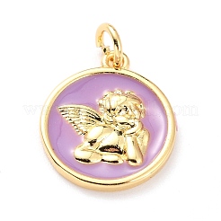Real 18K Gold Plated Brass Pendants&nbsp;KK-M218-01G-RS