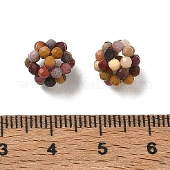 Natural Mookaite Woven Beads&nbsp;GG-CBA2E9C-F22-02
