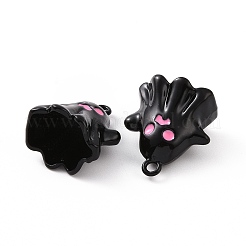 Spray Painted Alloy Enamel Pendants&nbsp;FIND-I037-42