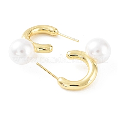 Rack Plating Brass Stud Earrings for Women&nbsp;LS-KK-Z038-15G