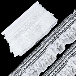 12 Yards Polyester Lace Ribbon&nbsp;OCOR-NB0002-84D