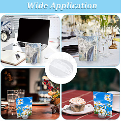 50Pcs Plastic Name Card Holders&nbsp;AJEW-CP0009-07