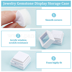 70Pcs ABS Plastic Jewelry Gift Boxes&nbsp;CON-WH0088-88A-01