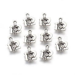 Tibetan Style Alloy Pendants&nbsp;TIBEP-GC151-AS-NR