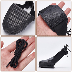 Cowhide Leather Shoes Cover&nbsp;AJEW-WH20121-07