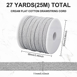 25M Double Layer Flat Cotton Cords&nbsp;OCOR-BC0001-74B
