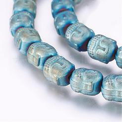 Electroplate Non-magnetic Synthetic Hematite Bead Strands&nbsp;G-P277-10