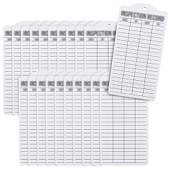Double Sided Paper Daily Inspection Safety Record Label Tags with Hanging Hole&nbsp;DIY-WH0723-033B