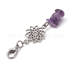 7Pcs Chakra Alloy Pendant Decoraton&nbsp;HJEW-JM02157