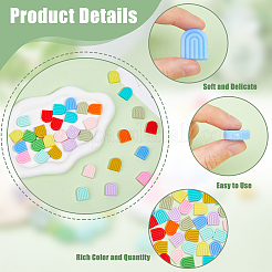 36Pcs 12 Colors Silicone Beads&nbsp;SIL-DC0001-26