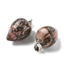 Natural Rhodonite Pendants&nbsp;GG-K002-13G