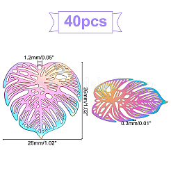 201 Stainless Steel Filigree Pendants&nbsp;STAS-UN0020-63MC